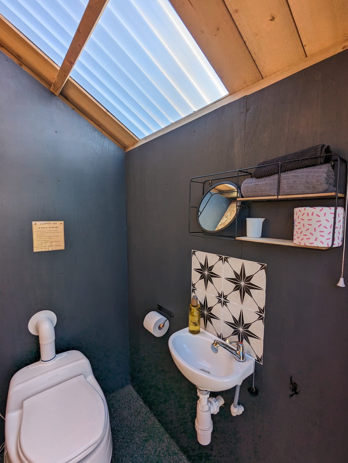 Compost toilet and sink