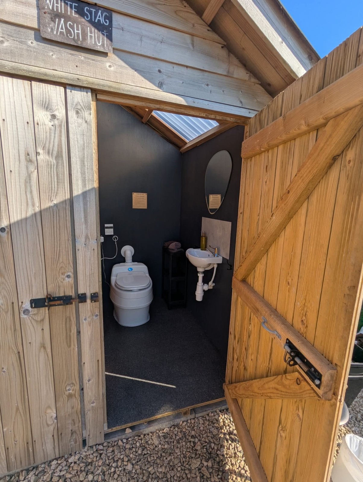Compost toilet and Arran Aromatic soap