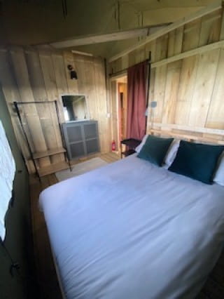 Bedroom 1 double - all beds have electric blankets and USB charging points