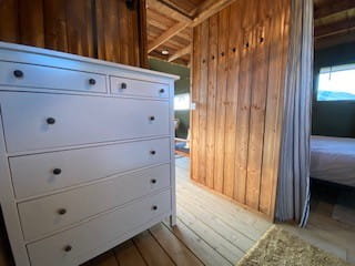 Storage and dressing area