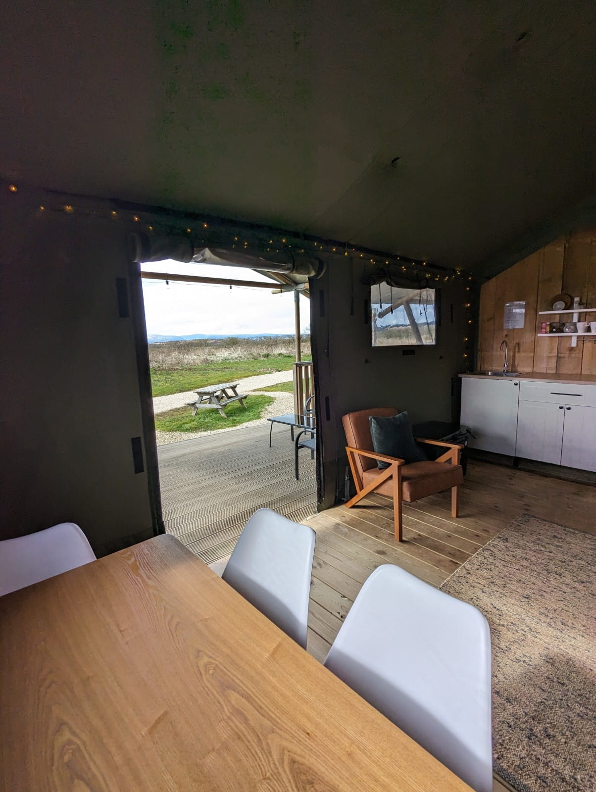 Iorsa Tent living-dining area