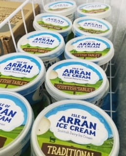 Arran Ice Cream to make it really feel like a holiday