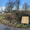 Sign for the car park