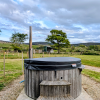 Wood fired tub at each accommodation