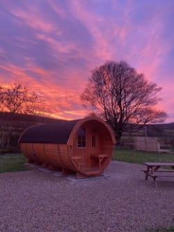 barrel pod sunsrise